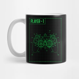 Player 1 Classic Controller Mug